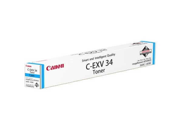 Canon Toner C-EXV34 Cyan IRC2020 IRC2025 C2030 C2225I Canon C2230I 3783B002