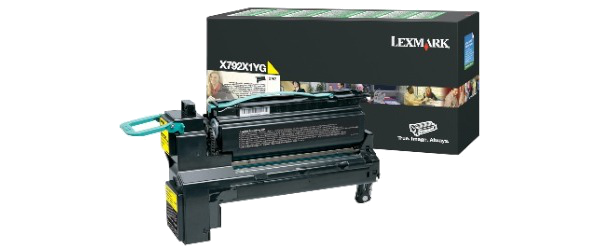 Lexmark X792 Toner Yellow X792X1YG X792de X792Dtpe 20.000 Seiten