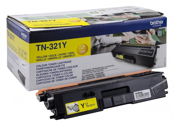 Brother TN-321Y Toner Yellow HL-L8250CDN L8350CDW MFC-L8650 L8850 DCP-L8400