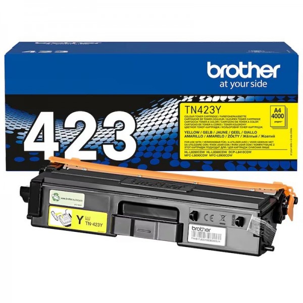 Brother TN-423Y Jumbo-Toner Yellow HL-L8260CDW HL-L8360CDW MFC-L8690CDW MFC-L8900CDW L8410CDW