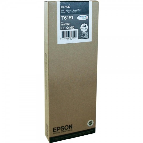Epson Tintenpatrone T6181 Black XL für B-500DN B-510DN