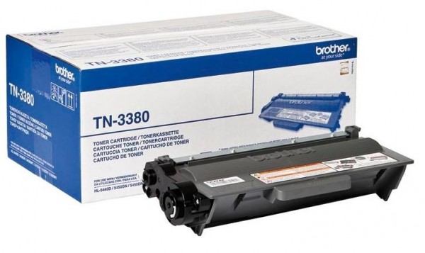 Brother TN-3380 Toner HL-5440 HL-5470 HL-6180 MFC-8510 MFC-8520 MFC-8950