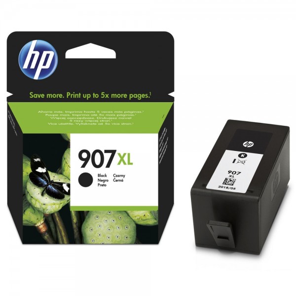 HP 907XL Tintenpatrone Black für OfficeJet Pro 6960 6970 T6M19AE