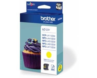 Brother Tintenpatrone Yellow LC-123Y MFC-J4510DW
