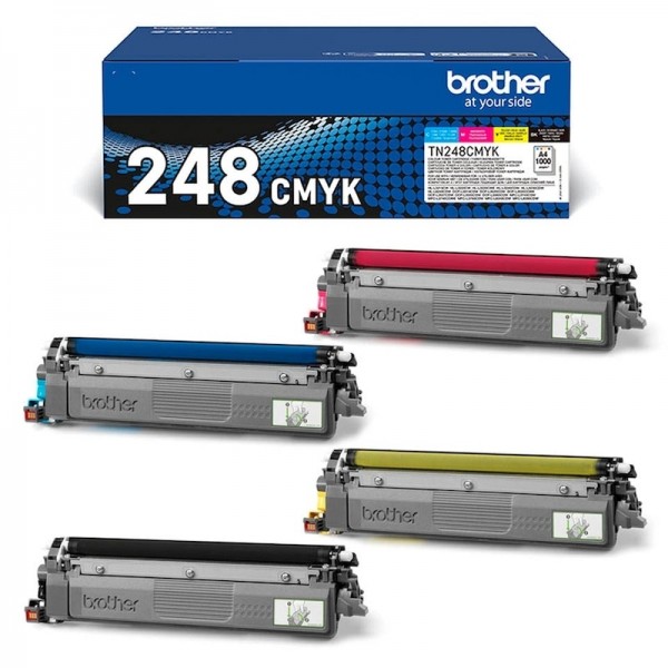 Brother TN-248VAL MultiPack Toner Brother DCP-L3520CDWE L3560CDW HL-L3215CW L8230CDW MFC-L3760CDW