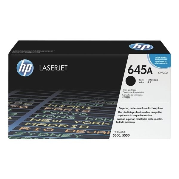 HP 645A Toner Black für Color LaserJet 5500, 5550 C9730A