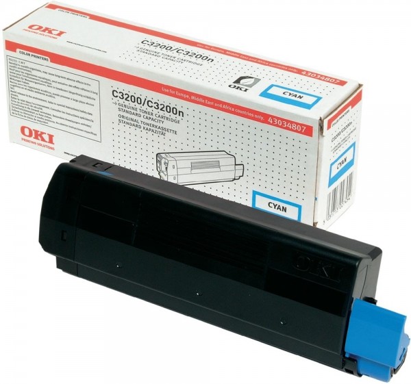 OKI Original Toner Cyan OKI C3200 C3200n Hersteller: 42804539