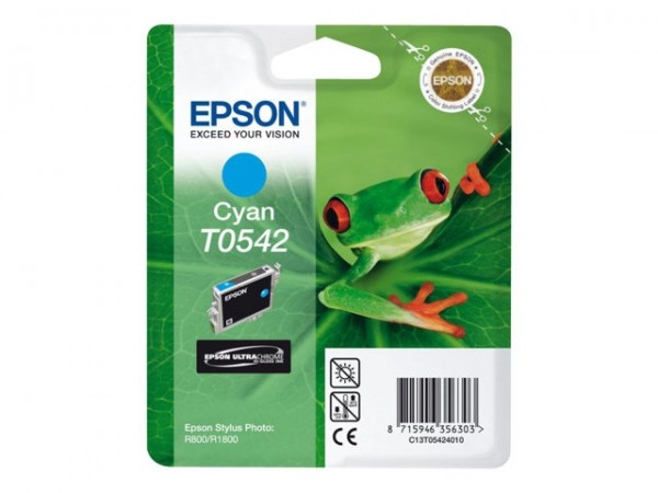 Epson Tintenpatrone T0542 Cyan für Stylus Photo R800 R1800