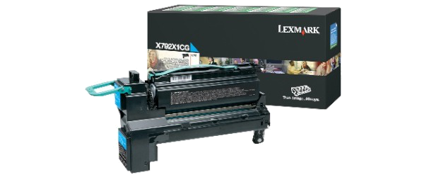 Lexmark X792 Toner Cyan X792X1CG X792de X792Dtpe Toner 20.000 Seiten