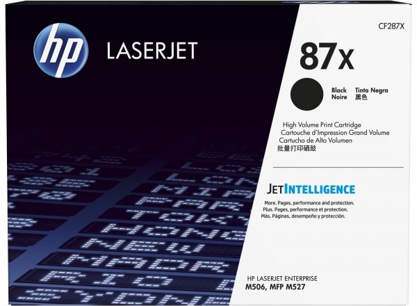 HP 87X Toner Doppelpack Black CF287XD für LaserJet Enterprise M506 MFP527 HP LaserJet Pro M501dn