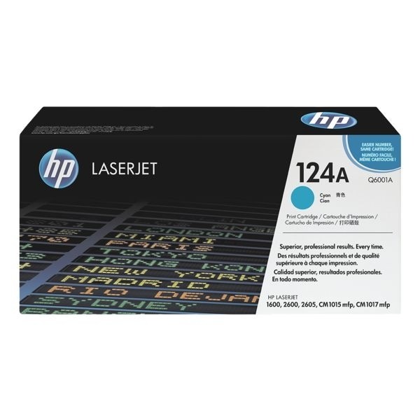 HP 124A Toner Cyan für HP CLJ1600 CLJ2600 CLJ2605 CM1015 CM1017 Q6001A