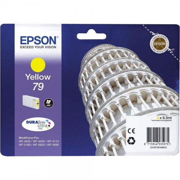 Epson Tintenpatrone 79 Yellow für WorkForce Pro WF-4630 WF-4640 WF-5110