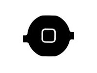 MicroSpareparts Mobile iPhone 4 Home Button Black