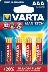 Varta LR03 AA Max Tech High Tech Alkaline Micro 1,5V 4703 4er Blister