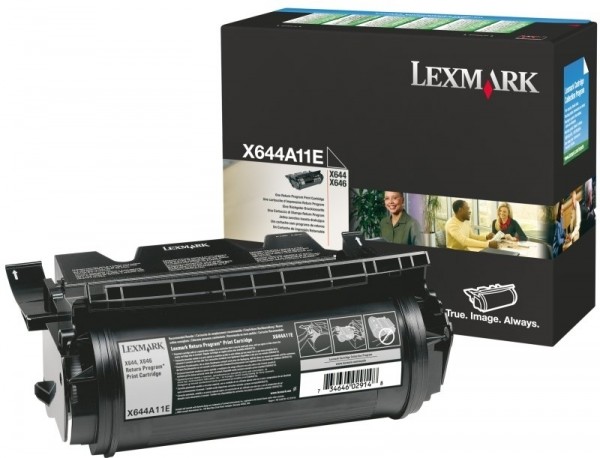 Lexmark X642E X644E X646E Toner Black Rückgabe Tonerkassette