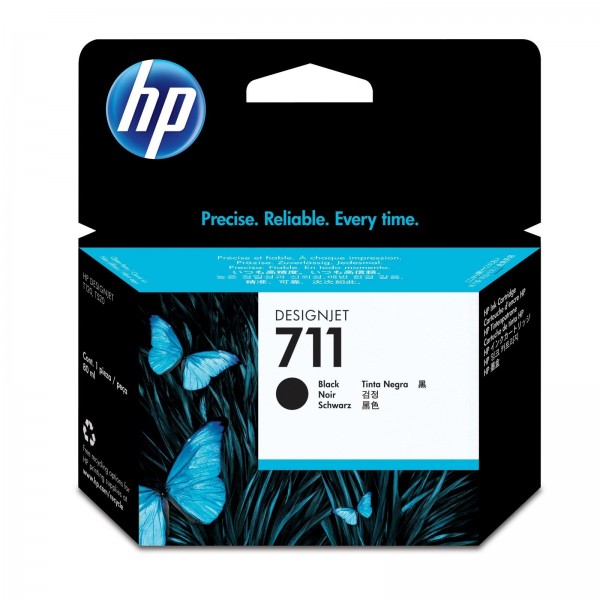 HP 711 Tinte Black CZ133A hohe Kapazität DesignJet T120 ePrinter T520