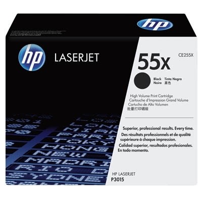 HP 55X Toner Black CE255X HP LaserJet P3010 P3015 HP LaserJet Pro MFP M521dn MFP525C