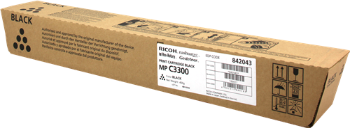 RICOH AFICIO Toner Black Infotec MP C3300 Original Ricoh Aficio MP C2800 MP-C3300 #842043