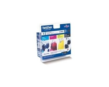 Brother Tintenpatrone MultiPack LC980VALBPDR für DCP145C MFC295C
