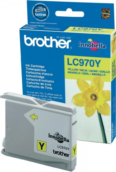 Brother Tintenpatrone Yellow LC970Y