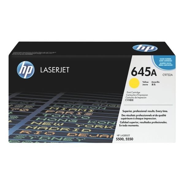 HP 645A Toner Yellow für Color LaserJet 5500, 5550 C9732A