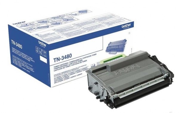 Brother TN-3480 Toner Black HL-L5100 L5200 L5700 L5750 HL-L6250 HL-L6300 HL-L6400 MFC-L6800D L6970D