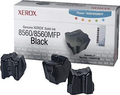 XEROX 108R00726 PH8560 8560MFP Solid Ink 3 Sticks Black