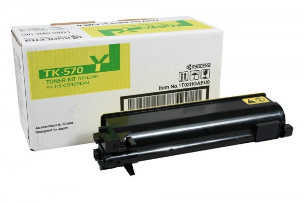 Kyocera TK-570Y Toner Yellow für FS-C5400DN Ecosys P7035 1T02HGAEU0