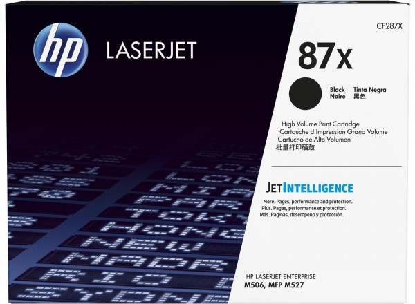 HP 87X Toner CF287X Black für LaserJet Enterpriese M506dn M506x M527 HP LaserJet Pro M501dn