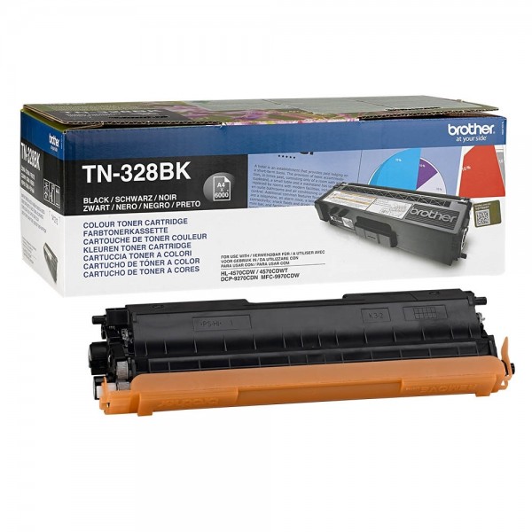 Brother TN-328BK Toner Black DCP-9270, HL-4570 MFC-9970