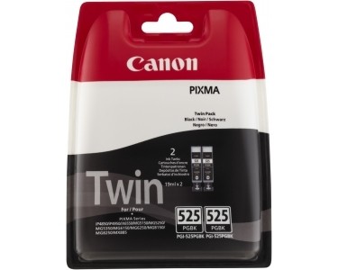 Canon Tinte Black PGI-525PGBK Twin Pack für IP4850 MG5150 MX715 4529B010AA