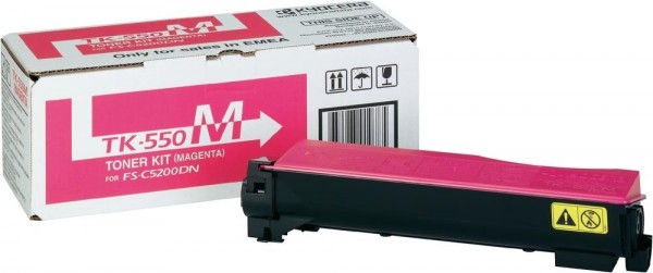 Kyocera TK-550M Original Toner Magenta für Kyocera FS-C5200DN