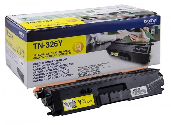 Brother TN-326Y Toner Yellow Brother HL-L8250CDN HL-L8350CDW Brother MFC-L8650CDW MFC-L8850CDW