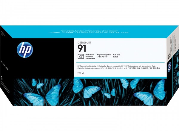 HP 91 Tinte Foto Schwarz C9465A Vivera Tinten HP DesignJet Z6100 HP DesignJet Z6100ps