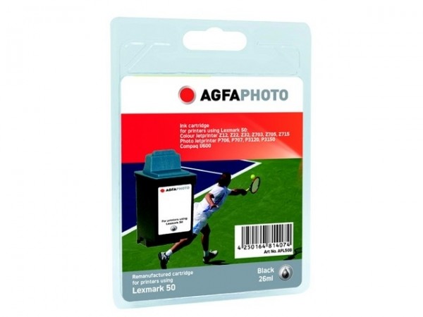 AGFAPHOTO L50B Lexmark Z12 Tinte Black