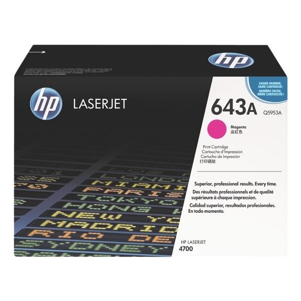 HP 643A Toner Magenta für HP Color LaserJet 4700 Q5953A