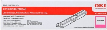 OKI Toner Magenta für C110 C130 MC160 1.500 Seiten 44250718