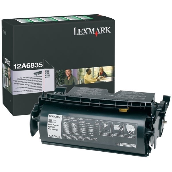 Lexmark 12A6835 Original Toner für T520 520d 520dn