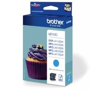 Brother LC-123C Tintenpatrone Cyan DCP-J4110 MFC-J4510DW MFC-J6520DW