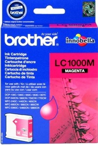 Brother Tintenpatrone Magenta LC1000M