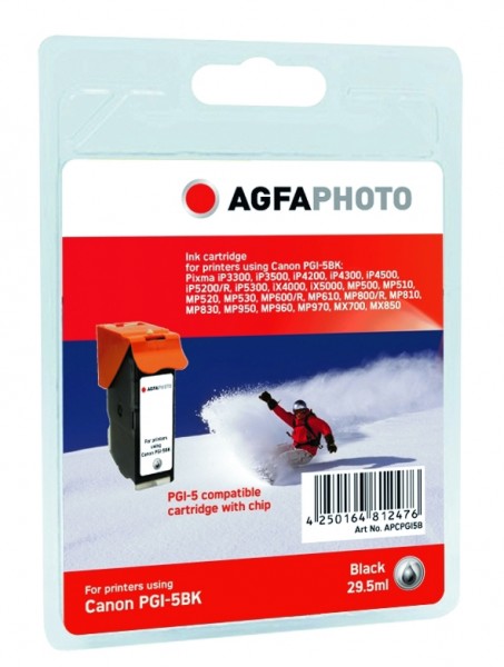 AGFAPHOTO CPGI5B Canon MP800 Tinte black
