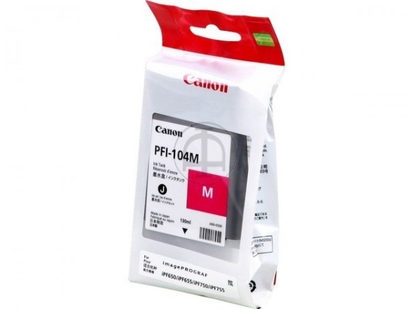 Canon PFI-104M Tinte Magenta iPF650 IPF655 IPF750 IPF755 IPF760 IPF765 3631B001