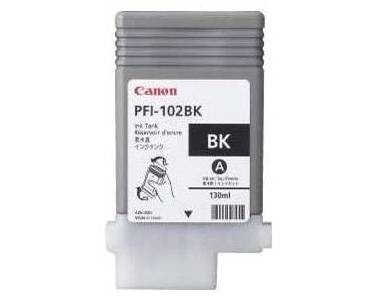 Canon Tinte PFI-102BK Black IPF-500 iPF-600 610 650 IPF-750 iPF-755 760 iPF-765 LP17 LP24 0895B001