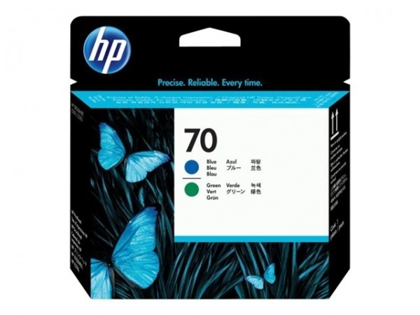 HP 70 Druckkopf Blau +Grün DesignJet Z3100 Z3200 C9408A