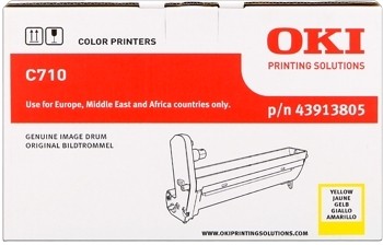 OKI Bildtrommeleinheit Yellow OKI C710 OKI C710N OKI C710DN OKI C710DTN 43913805 Original