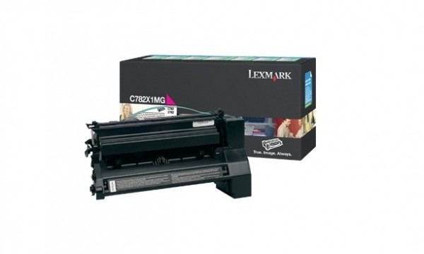 Lexmark C782 X782 Magenta Rückgabe Tonerkassette 15.000 Seiten