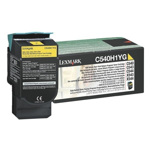 Lexmark C540H1YG Toner Yellow C540 C543 C544 X544 X546