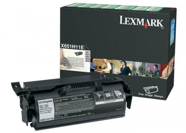 Lexmark X651 X652 X656 X658 Cartridge Black Rückgabe Tonerkassette