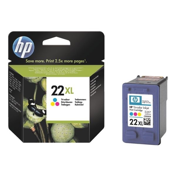 HP 22XL Tintenpatrone Tri-color No.22XL C9352CE