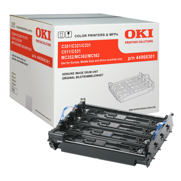 OKI 44968301 Drum Unit OKI C301 OKI C321 OKI C331 OKI C511 OKI C531 MC342 MC352 MC362 MC363 MC562